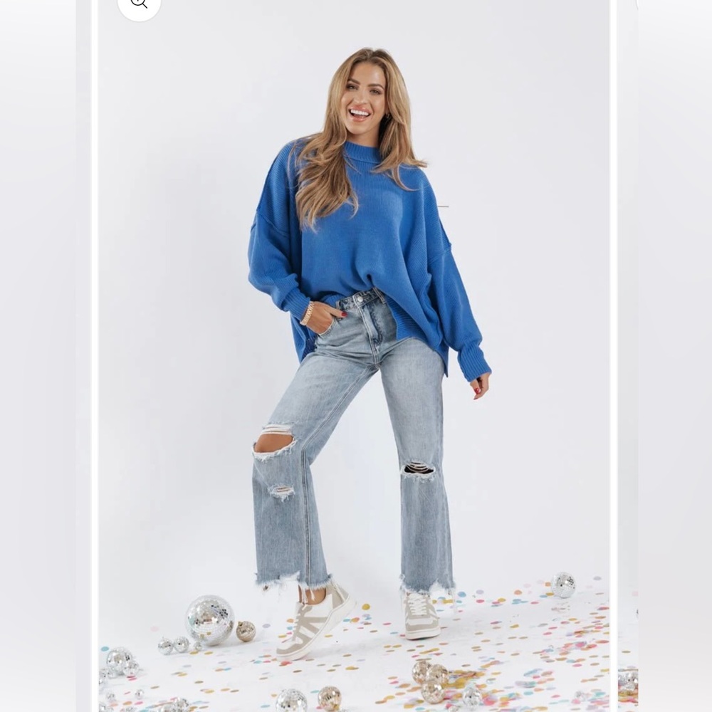Blue sweater